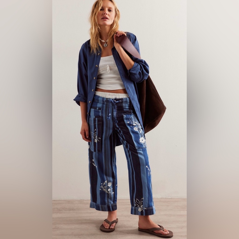 Free People Cove Crop Denim